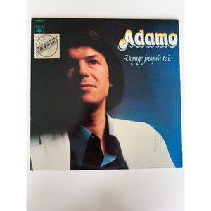 Adamo Voyage Jusqu'a Toi LP 1976 CBS Embassy EMB 31707 Import Israel EX